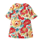 Newborn Infant Baby Girl Kid Clothes Floral Print  A-Line Princess Outfit Dress